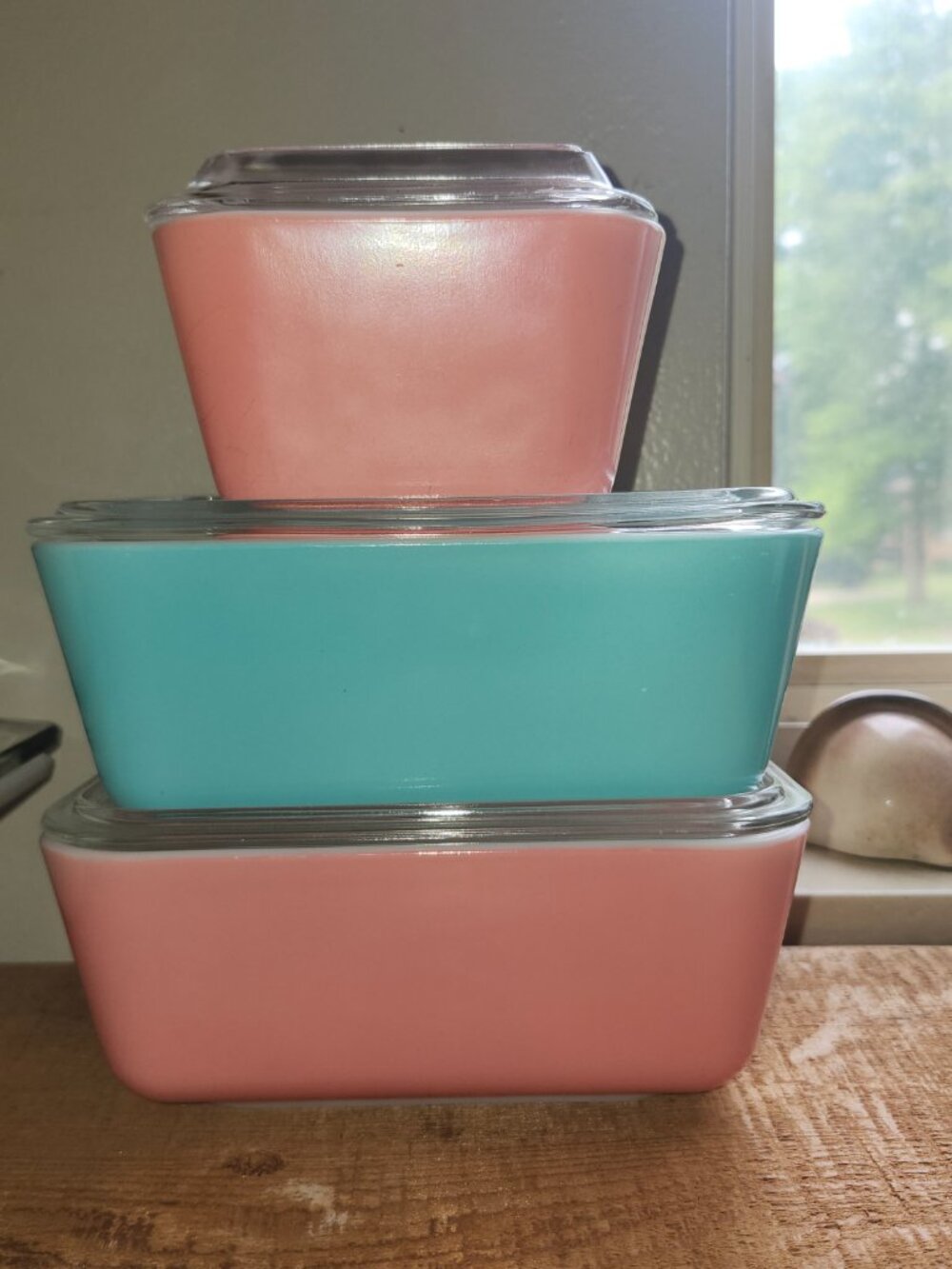 Pyrex frigie 502 robin's egg or turquoise - Picture 3 of 3